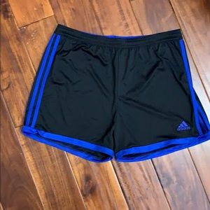 Blue Adidas Soccer Shorts